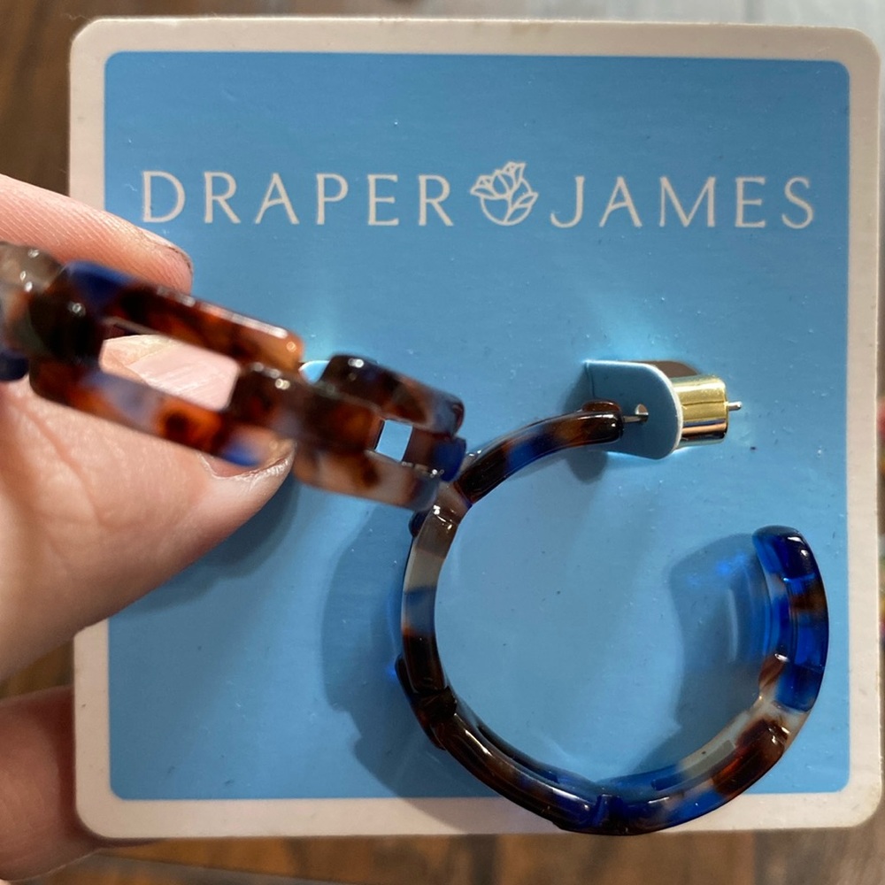 Ombré Draper James hoops